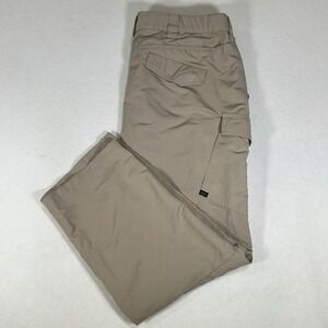 5.11 Tactical Fast-Tac Cargo Pants Mens 42x30 Beige RipStop Utility 74439-055